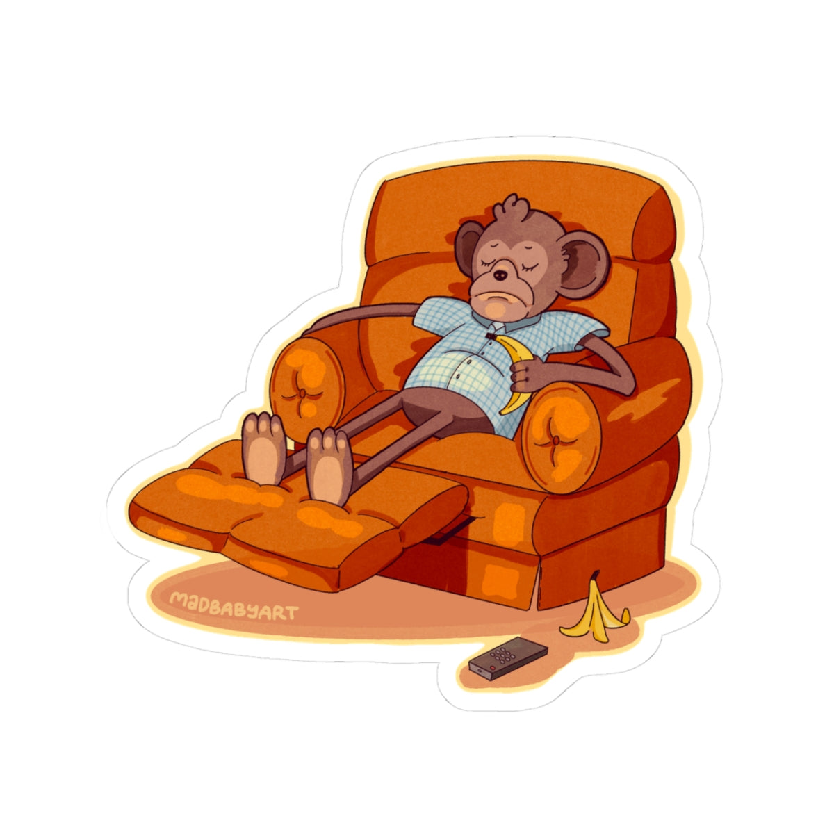 Monkey Business Sticker