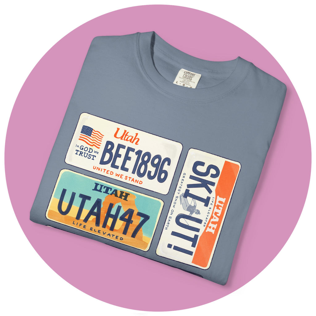 Utah License Plate Tee